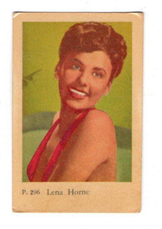 Purkkakuva P. n:o 296 LENA HORNE