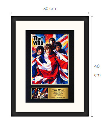 Uusi The Who art print kehystetty 30 cm x 40 cm