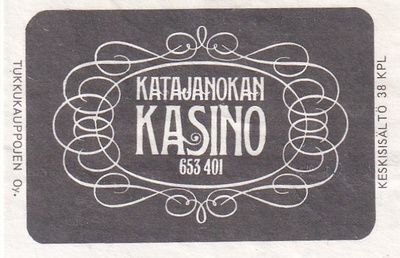 Helsinki, Katajanokan Kasino  2/9