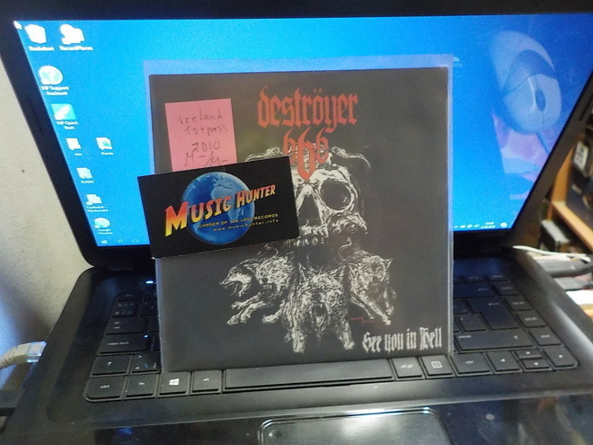 DESTROYER 666 - SEE YOU IN HELL 7"SINGLE 1ST IRELAND M-/M-