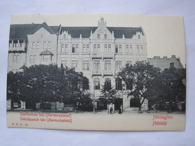 VANHA Postikortti Helsinki Raitiovaunu 1902