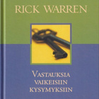 Rick Warren: Vastauksia vaikeisiin kysymyksiin - pikkukuva 1