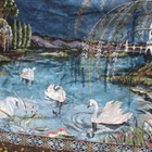 Gobeliini Joutsenet  195 cm x 128 cm,hapsut 6 cm - pikkukuva 1