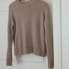 100% kashmir neulepusero beige M - pikkukuva 1