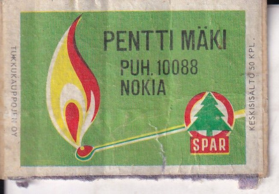 Nokia. Pentti Mäki, SPAR. s113