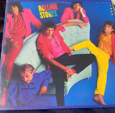 Rolling Stones: Dirty Work 1986 LP