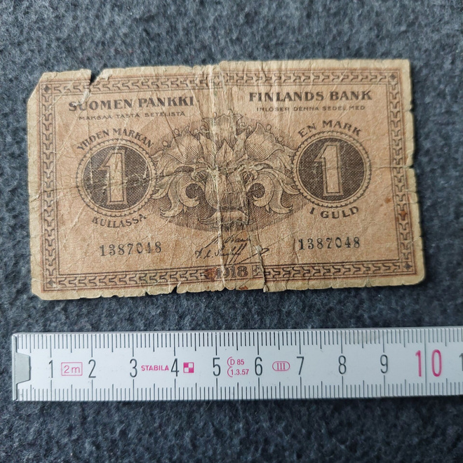 1 Markka 1918 seteli