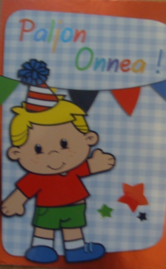 no  1 -  paljon onnea PIKKUPOJALLE
