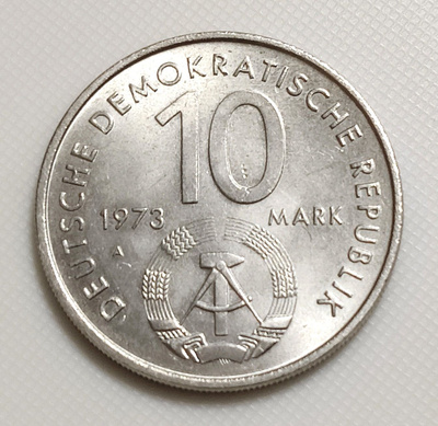 Itä-Saksa 10 Mark 1973A