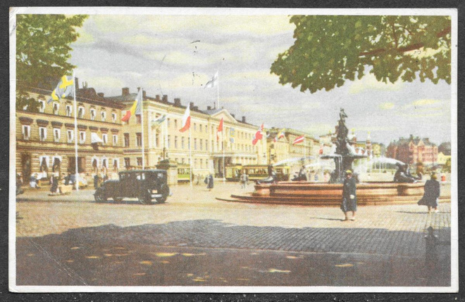Helsinki - kaupungintalo ja merenneito