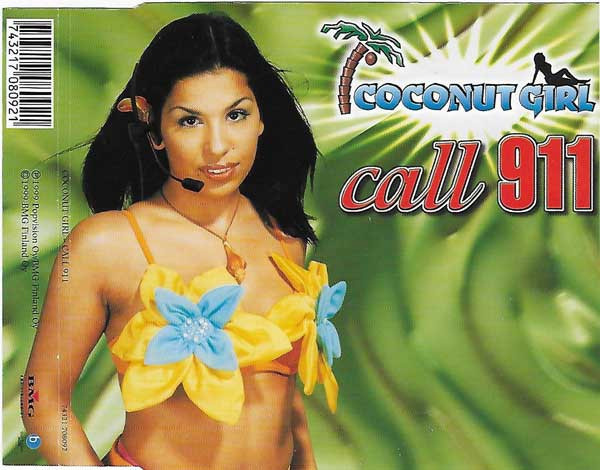 Coconut Girl - Call 911 (CD) NEAR MINT!! Maxi-single