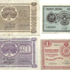 suomalaisia seteleitä 6 kpl 1915-1986 - pikkukuva 1