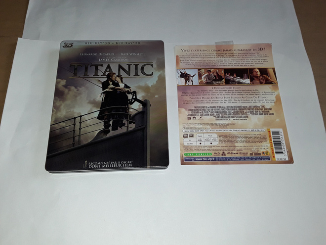 Titanic 3D - FR Region B Blu-Ray (Steelbook)