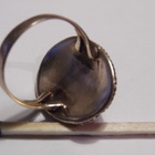 Upea KK-tyylinen spektroliittikivinen sormus, noin 17,3mm/7 - pikkukuva 3
