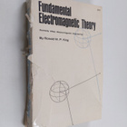 Ronold W. P. King : Fundamental Electromagnetic Theory - pikkukuva 1
