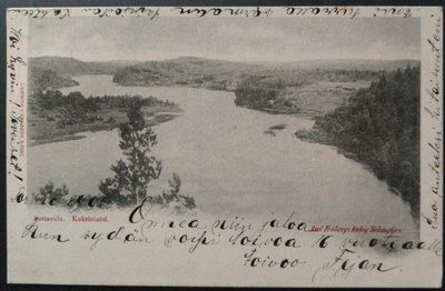 Kortti, Sortavala, Kekrinlahti, 1902 Torniosta Hollolaan