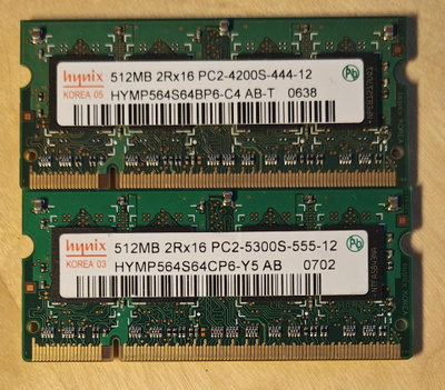 Hynix DDR2 SODIMM 2x512MB