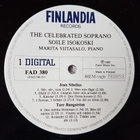 Soile Isokoski  – The Celebrated Soprano LP - pikkukuva 3