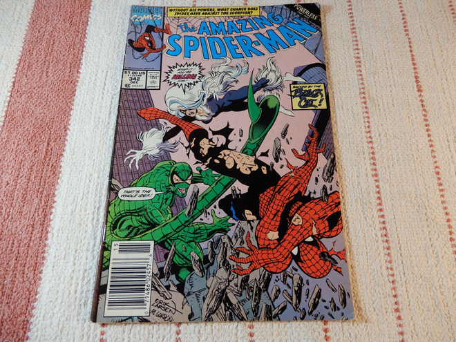 MARVEL AMAZING SPIDER-MAN  342-1990