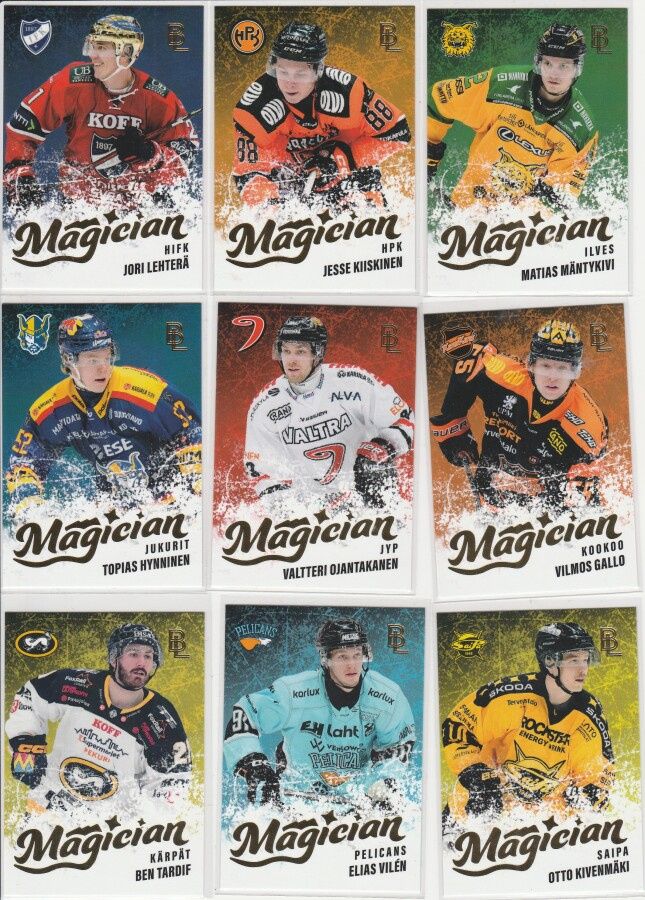2025/26 Blueline Magician Gold /500 kortit 3e kpl