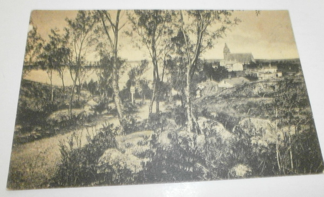 Naantali, osa ympyrätietä 1917, vanha mv pk, p. 1919