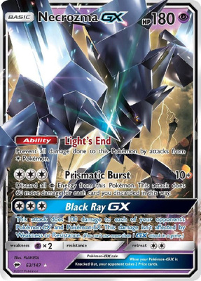 Necrozma GX 63/147 - Burning Shadows - EX