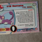 Rattata #19 Pokemon 1999 Topps TV blue logo card - pikkukuva 1
