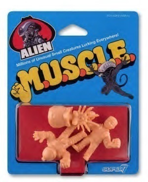 ALIEN M.U.S.C.L.E. WAVE 1 (23492) (55 850) 3 figure, n.4cm