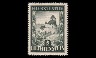 Liechtenstein 309 ** Vaduzin linna (1952)