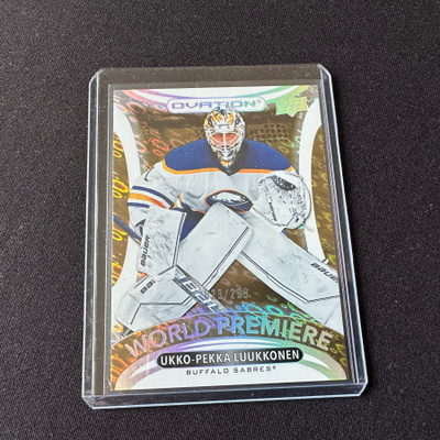 Upper Deck 21-22 World Premiere Ukko-Pekka Luukkonen /299