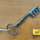 Valtava 1800-luku kirkon avain 26.5 cm näyttävä harvinainen - pikkukuva 2