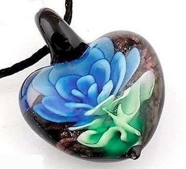 970 .. Murano Käsityö Lampwork Taidelasi .. Kaulakoru