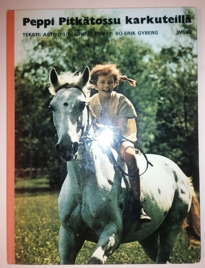 1.p 1972 hieno Peppi Pitkätossu karkuteillä
