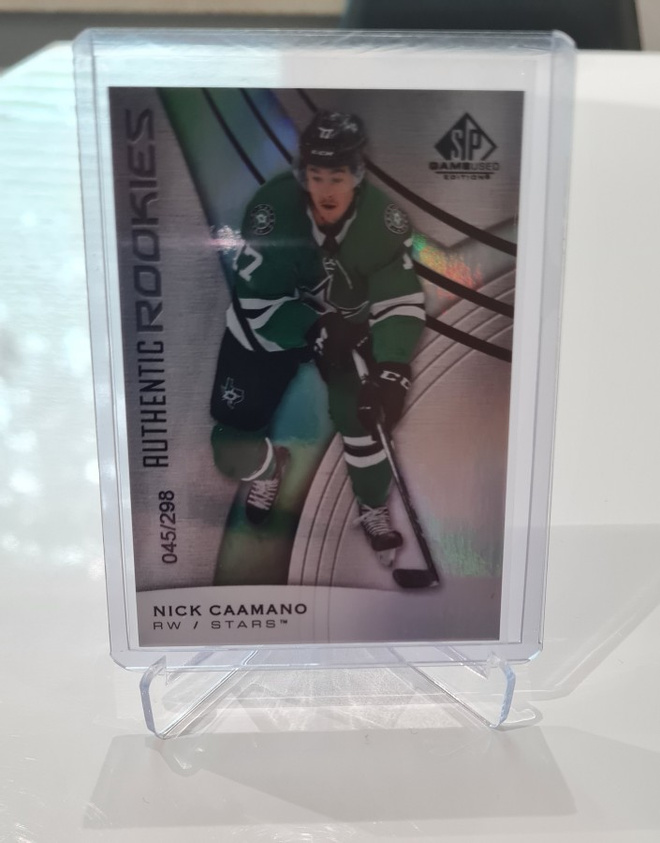2019-20 UD SP Game Used Authentic #166 Nick Caamano /298