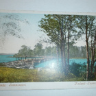 Ekenäs / Tammisaari, silta ja rantaa, väripk, p. 1903 - pikkukuva 1