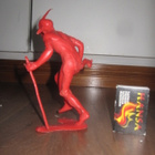 Intiaani figuuri - Marx Toys - Great Britain (70-luku?) - pikkukuva 4