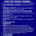 METALLICA - RIDE THE LIGHTNING DELUXE EDITION BOX SET - pikkukuva 4