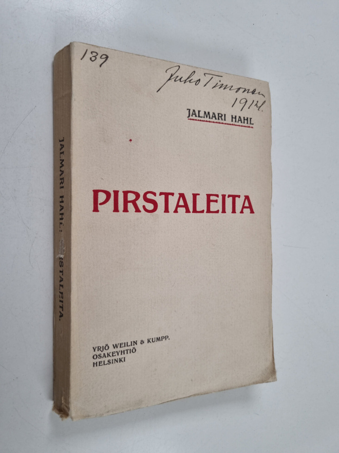 Jalmari Hahl : Pirstaleita