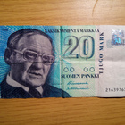 20 Markkaa Litt. A 1993 - pikkukuva 1