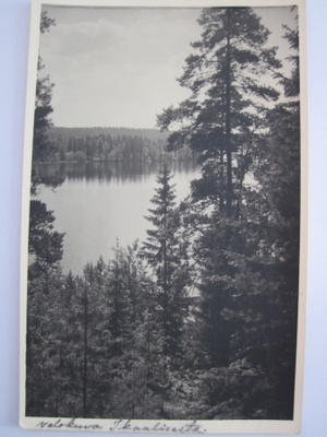 VANHA Postikortti Ikaalinen 1954
