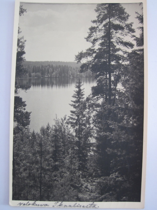 VANHA Postikortti Ikaalinen 1954