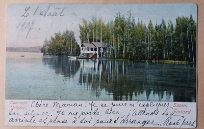 Tammela, Valijärvi, vanha väripk, p. 1907