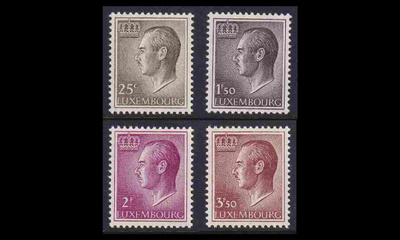Luxemburg 725-8 ** Käyttösarja Jean (1966)