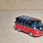 Volkswagen T1 Transporter bussi 1962 punainen 1:87 Wiking - pikkukuva 1
