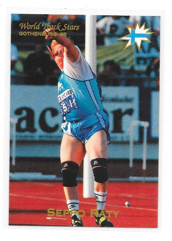 1995 WTS Göteborg #18 Seppo Räty  SUOMI