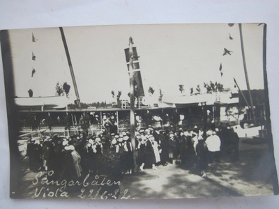 VANHA Valokuva Helsinki Laiva Viola 1922