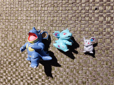 Pokemon Zukan Nidoran Nidorina Nidoqueen evo