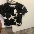 Marimekko Heleys Unikko t-paita musta-valkonen-harmaa XS - pikkukuva 1