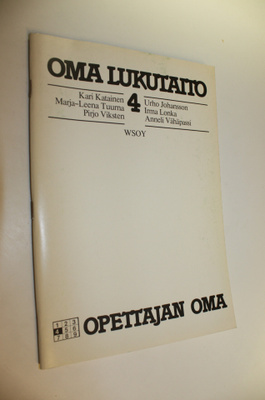 Kari Katainen : Oma lukutaito 4, Opettajan oma