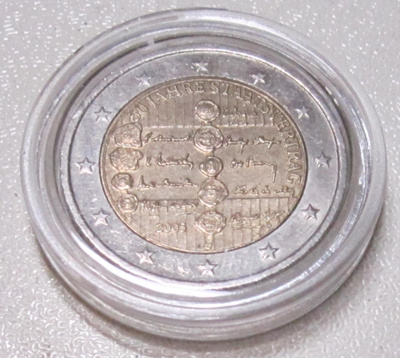 Itävalta 2005 2 € - Itävallan valtiosopimus 50 vuotta (Circ)